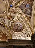 Histoire de saint Pierre et Saint Paul, voûte de La chapelle Paolina. Pierre guérit avec l’ombre.