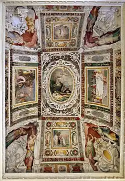 Voûte de la Salle du Gethsemani du Casino de Pie IV, 1560.