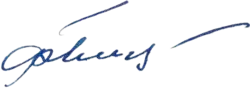 signature de Fedir Hloukh