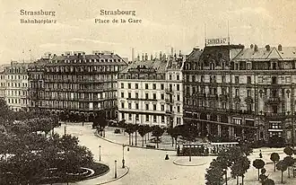 Place de la Gare, 1914.