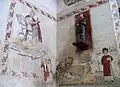 Peintures d'une chapelle de la nef.