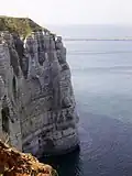 La rythmicité des séquences métriques craie/silex est souvent bien soulignée entre Étretat et Fécamp : elle est précessionnelle ou calquée sur la variation de l'obliquité de l'axe terrestre (41 000 ans).