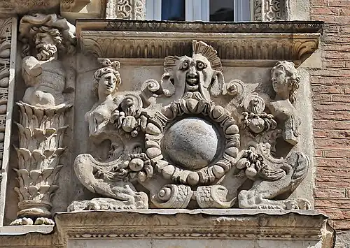 Détail du portail Renaissance.