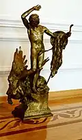 Ferdinand Barbedienne - Œdipe et le sphinx