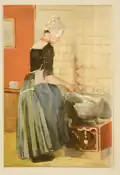La Servante, 1897, lithographie réalisée pour L'Estampe moderne,30 × 40 cm.