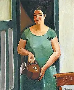Femme avec une crucheCollection privée