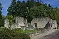 Ruines de la ferme de Viombois (vue générale).