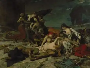 Mort de Ravana (1875), musée des Augustins de Toulouse.