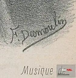 signature de Fernand Desmoulin