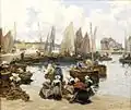 Voiliers au port de Concarneau.