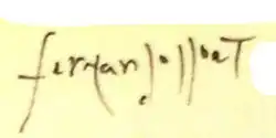 signature de Fernando Llort