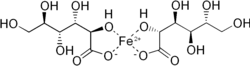 Image illustrative de l’article Gluconate de fer(II)