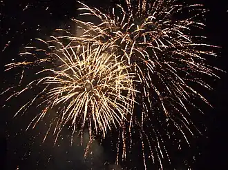 Le feu d'artifice du 14 juillet