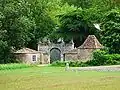 L'entrée de la forge de la Mothe.
