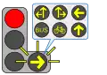 Figure 5 (les traits autour du feu signifient qu'il clignote).