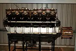 Vue du moteur.