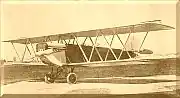 Vue de l'avion.
