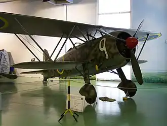 Vue de l'avion.