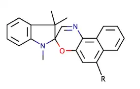 Fig 5: Formule semi-développée de la Spironaphthoxazine