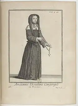Habit originel des Ursulines de Provence