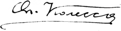 signature de Filaret Kolessa