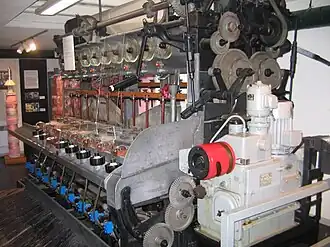 Fileuse à viscose.