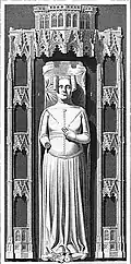 Gisant de Philippa de Hainaut.