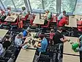 Cafeteria Satama sur le pont 8 arrière.