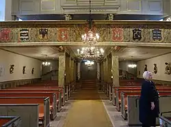 Le pupitre d'orgue.
