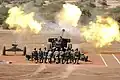 Tir par l'armée indienne.