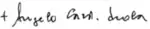 Signature de Angelo Scola