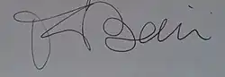 signature de Francesco Baccini