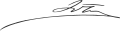 Signature de Justo Rufino Barrios