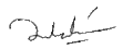 Signature de Fernando de la Rúa