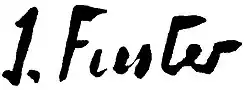 signature de Joan Fuster Bonnin