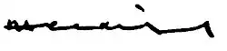 signature de Rafael Ángel Calderón Guardia