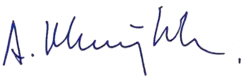 Signature de Antonio Muñoz Molina