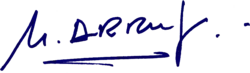 signature de Mustafa Arruf