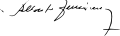 Signature de Alberto Fernández