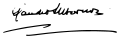 Signature de Claudio Sánchez-Albornoz