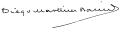 Signature de Diego Martínez Barrio