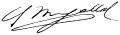 Signature de Gabino Bugallal