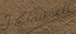 signature de Joaquín Clausell