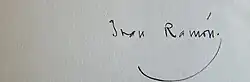 signature de Juan Ramón Jiménez