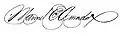 Signature de Manuel Amador Guerrero