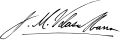 Signature de José María Velasco Ibarra