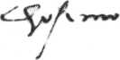 signature de Cosme de Médicis