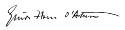 signature de Guido Horn d'Arturo