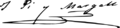 Signature de Francesc Pi i Margall