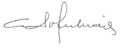 Signature de Adolfo Suárez